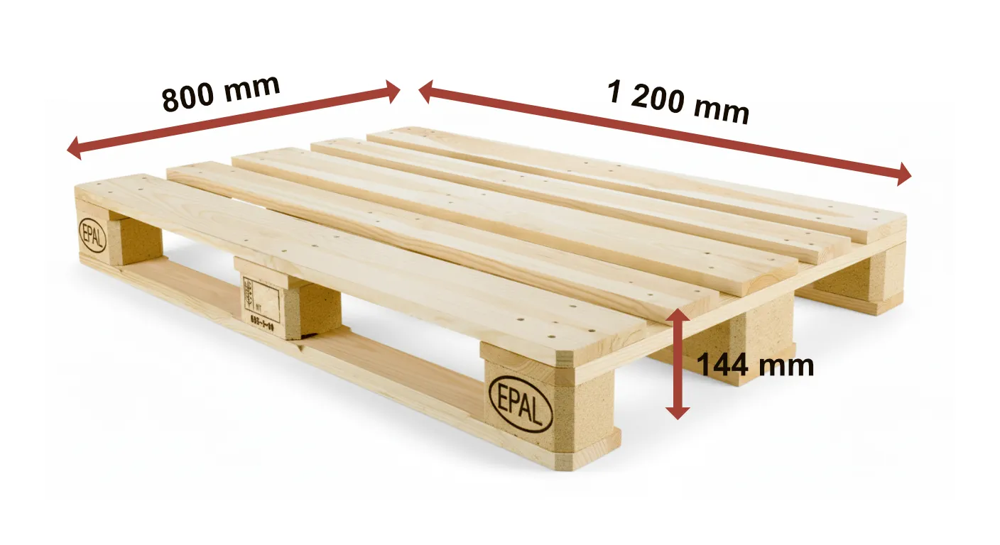 Dimensions d'une europalette