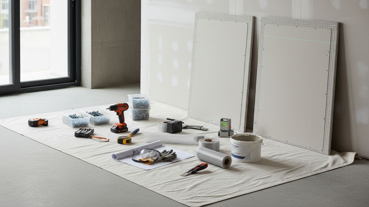 Matériel nécessaire pour la pose du placo