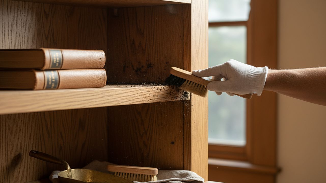 Nettoyage d'une vieille bibliothèque