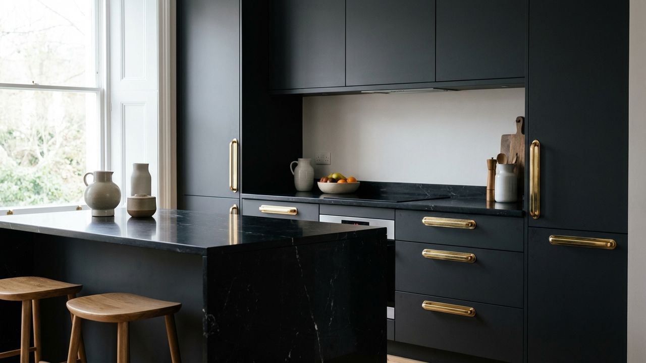 Comment doser la couleur pour ne pas assombrir une cuisine noir et blanc ?