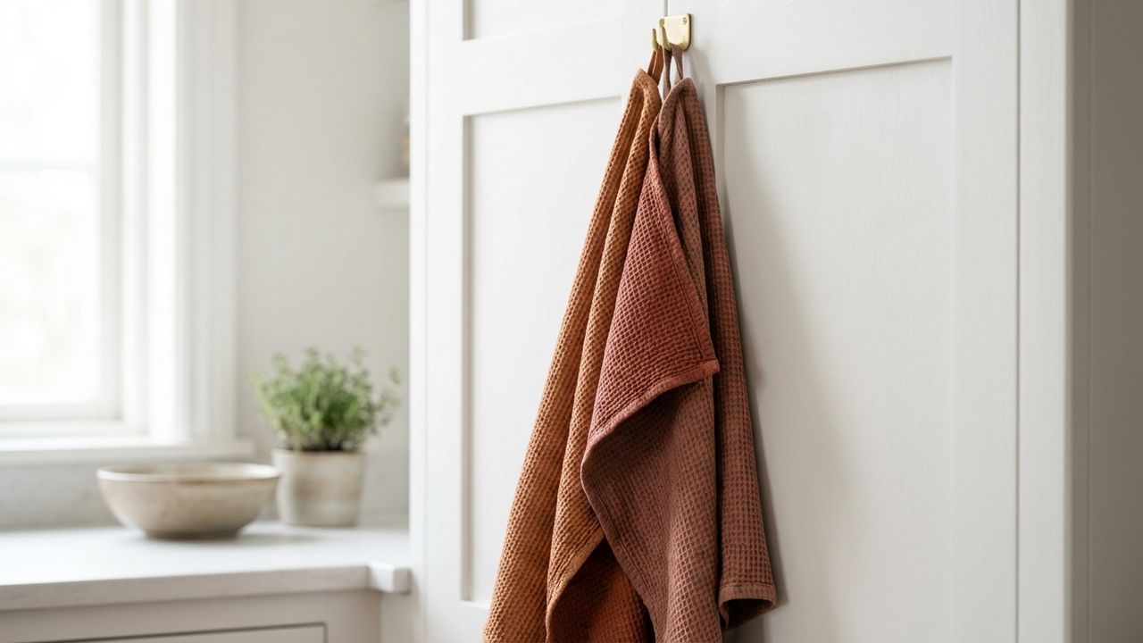 Misez sur les accessoires pour instaurer le duo terracotta et blanc dans votre déco de cuisine