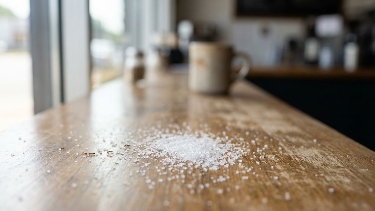 Le sucre attire les fourmis dans ma maison