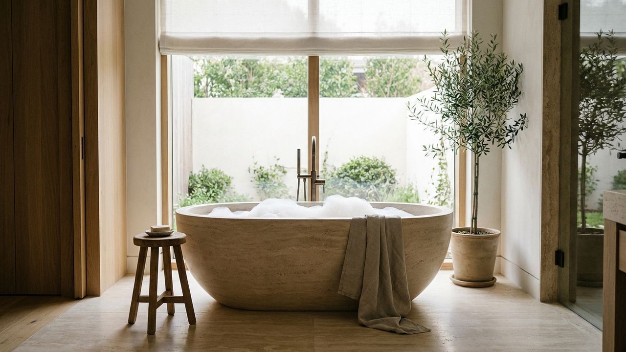 La dimension de baignoire adapté à une grande salle de bain