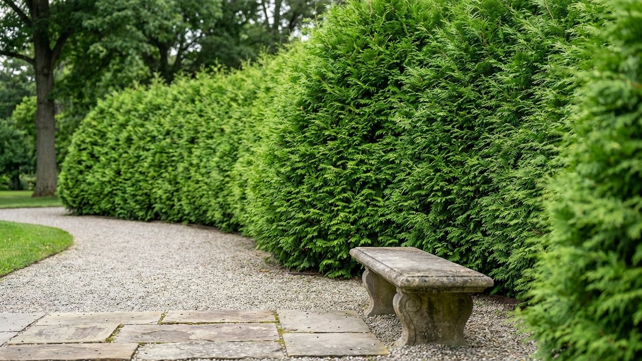 Haie qui pousse vite et haut pour délimiter un jardin