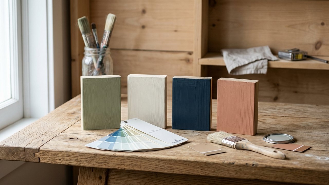 Palette de couleurs pour relooker un meuble en bois