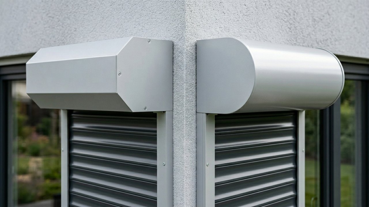 Comparaison entre coffre pan coupé 45° et quart de rond